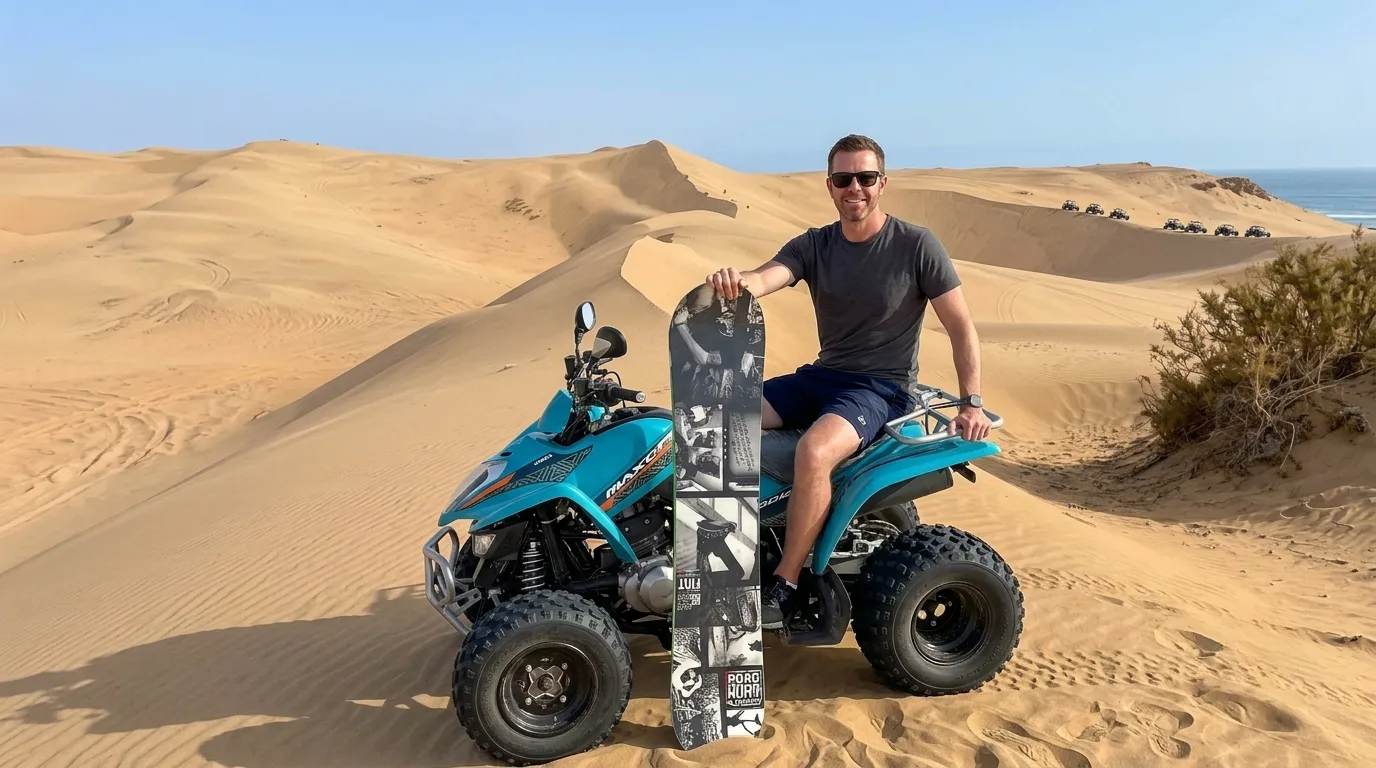 Quad Biking in Agadir, Sand Dunes & Ocean Views
