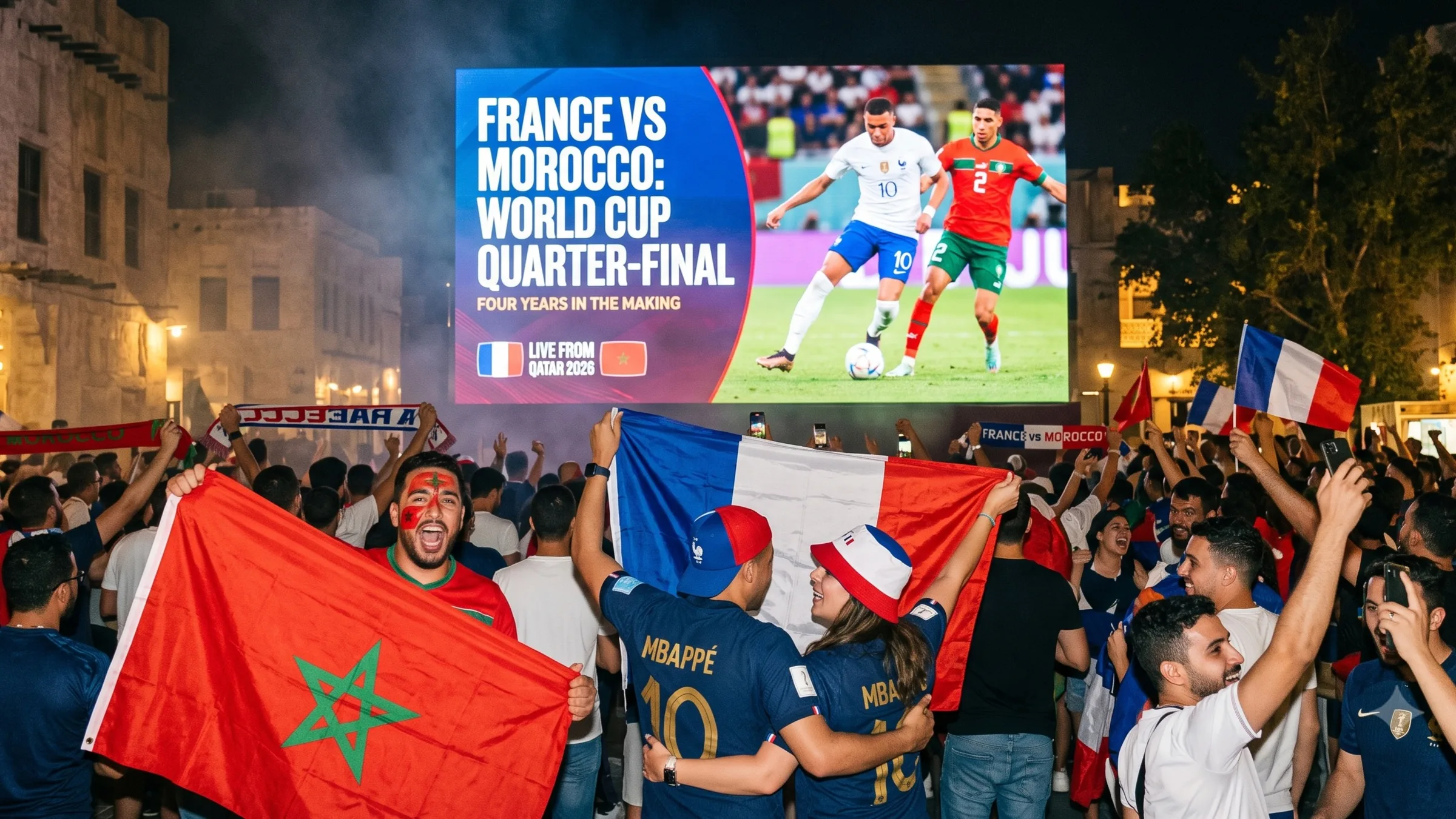 Francia vs Marocco: Un quarto di finale della Coppa del Mondo atteso da quattro anni