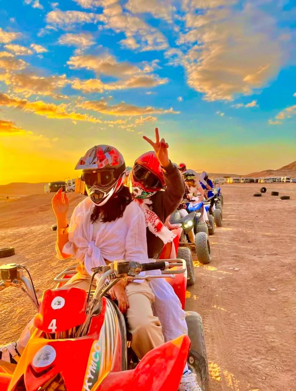 Marrakech:Agafay Dessert Quads bike and Dinner with Fire Show 3