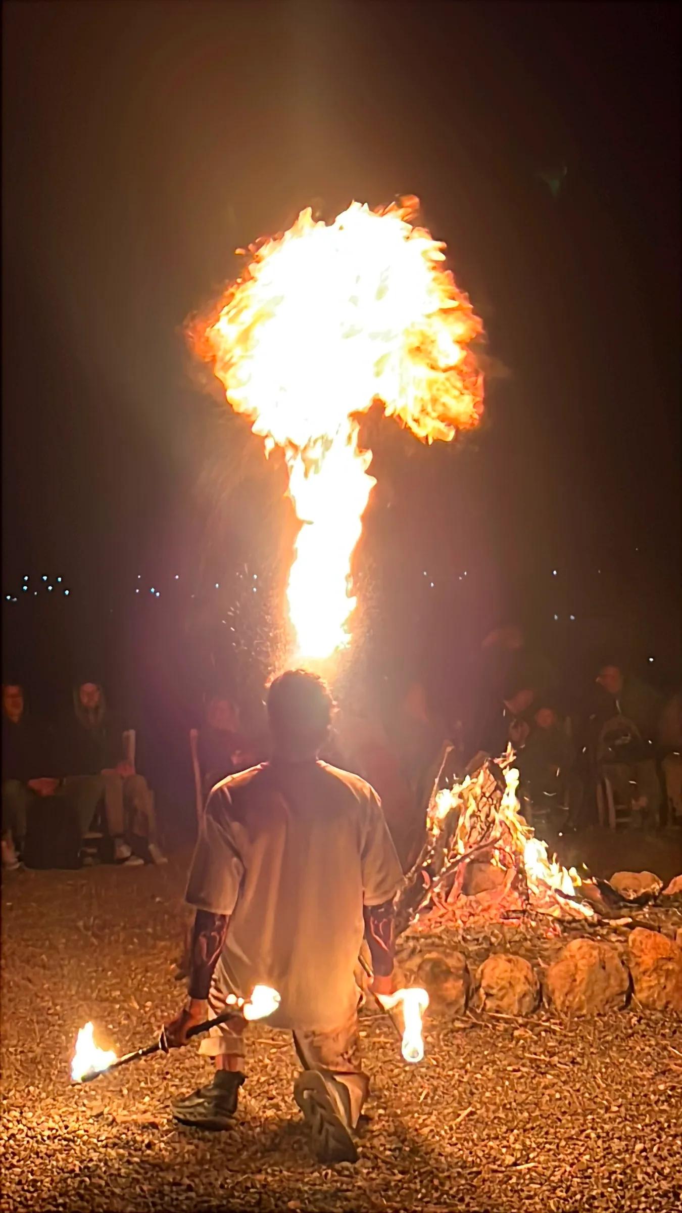 Marrakech:Agafay Dessert Quads bike and Dinner with Fire Show