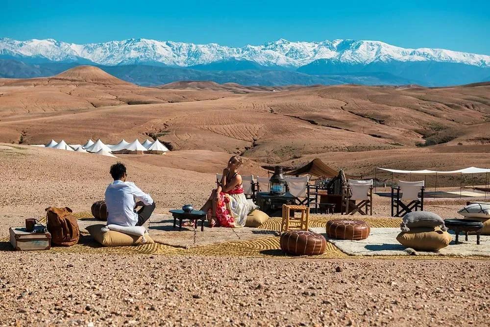 Private Agafay Desert from Marrakech: Sunset Pool, Camel Ride, Quad & Berber Dinner